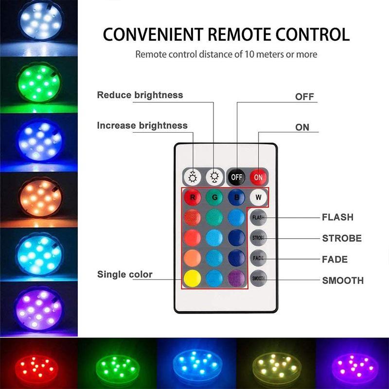 Remote Control Waterproof Magnet Suction LED Light | Sisica
