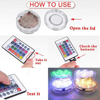 Remote Control Waterproof Magnet Suction LED Light | Sisica