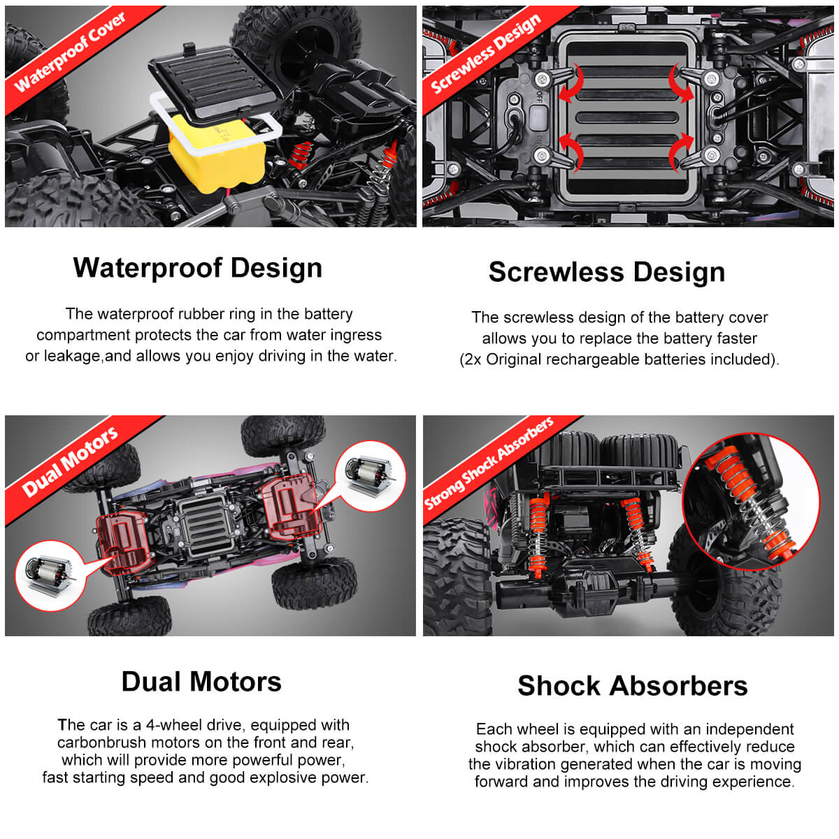 All-Terrain Amphibious RC Rock Crawler