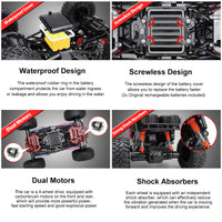 All-Terrain Amphibious RC Rock Crawler