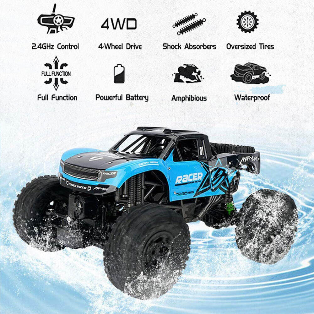 All-Terrain Amphibious RC Rock Crawler
