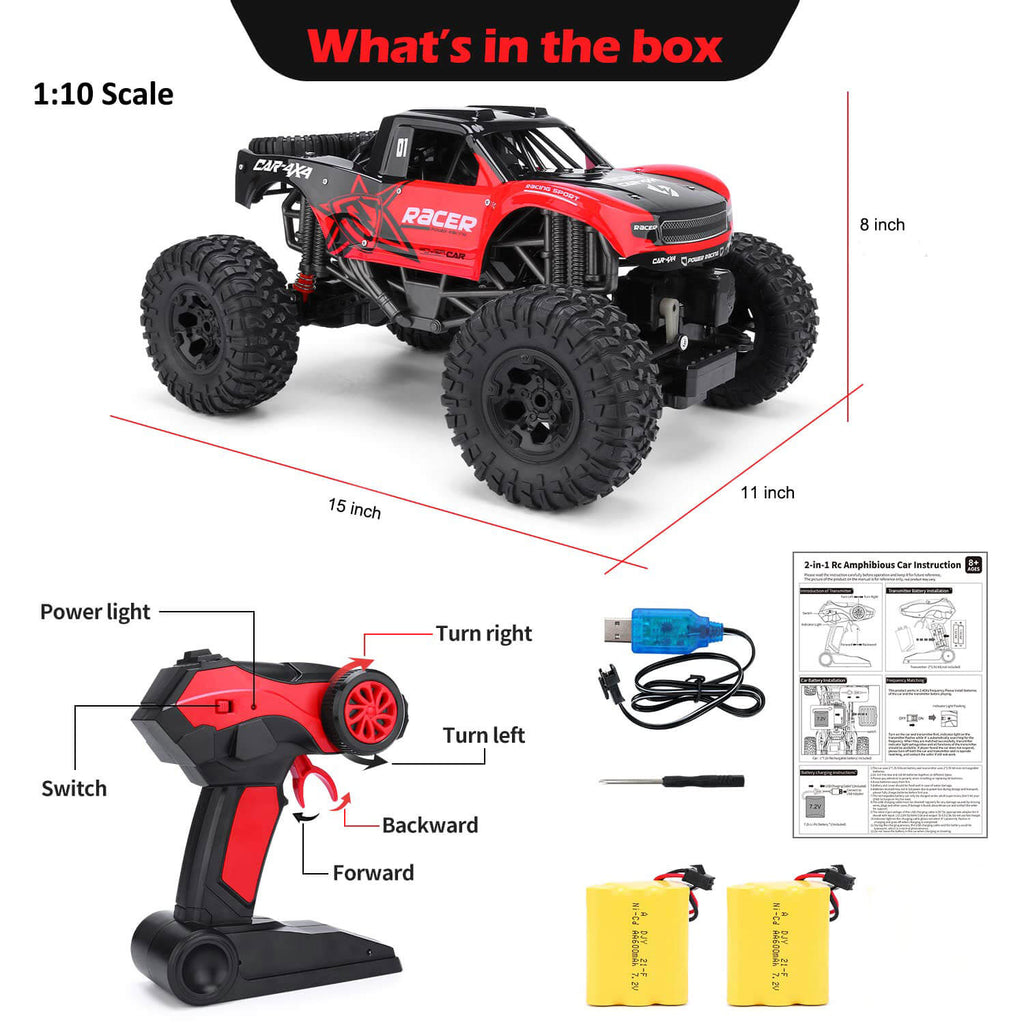 All-Terrain Amphibious RC Rock Crawler