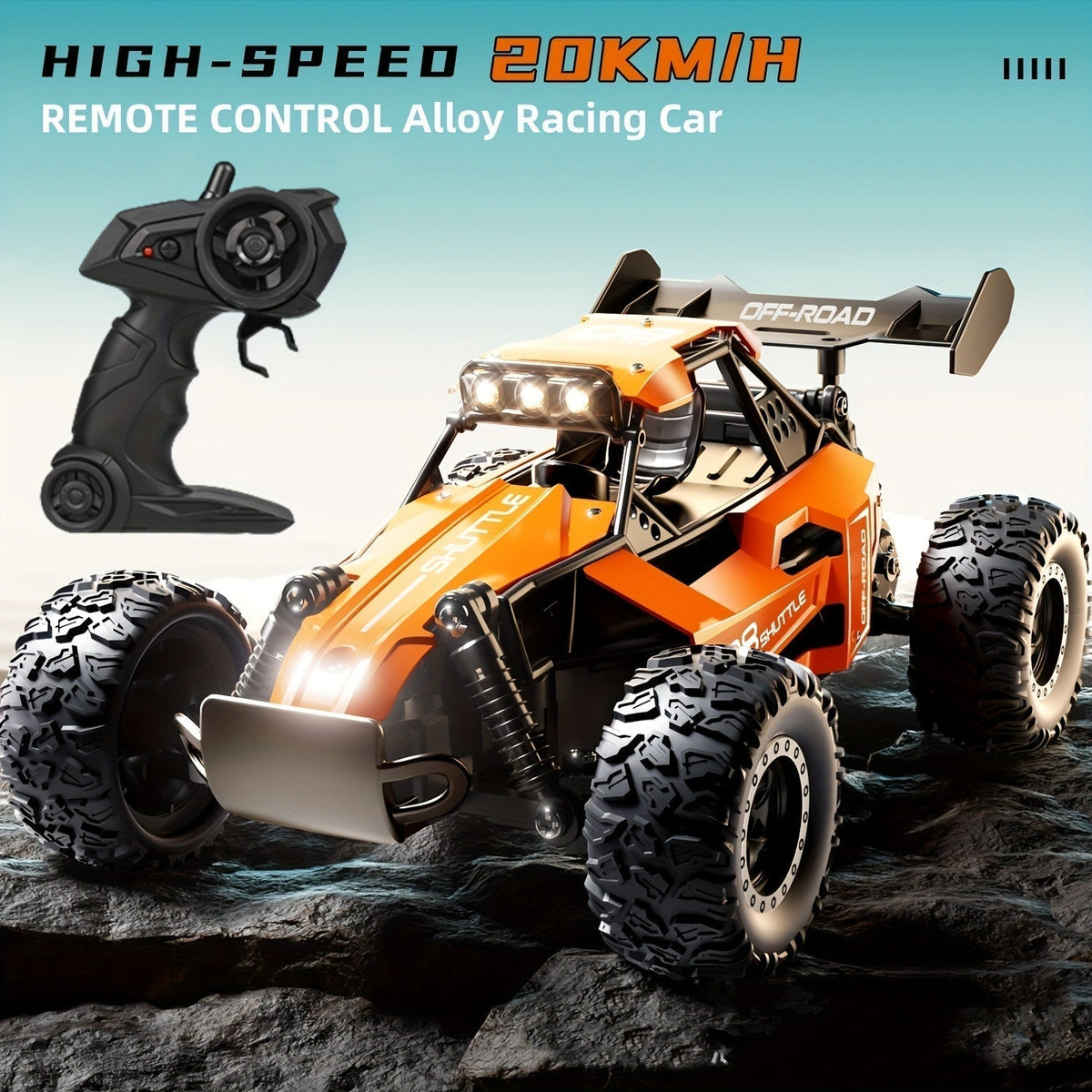 Remote Controlled Off-Road Alloy Racing Car