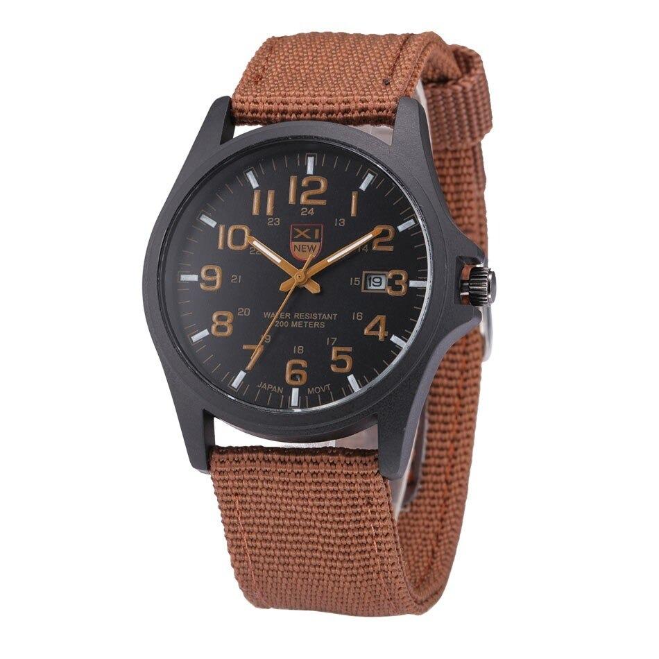 Robust Tactical Military Watch - Durable Army-Style Wristwatch for Outdoor Adventures