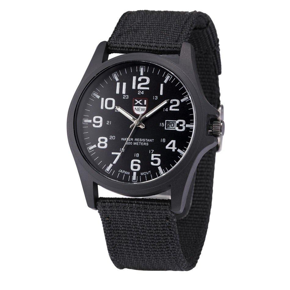 Robust Tactical Military Watch - Durable Army-Style Wristwatch for Outdoor Adventures