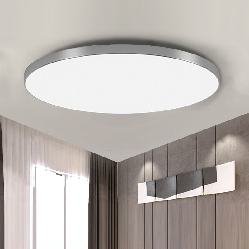 Round LED Modern Flush Fixture
