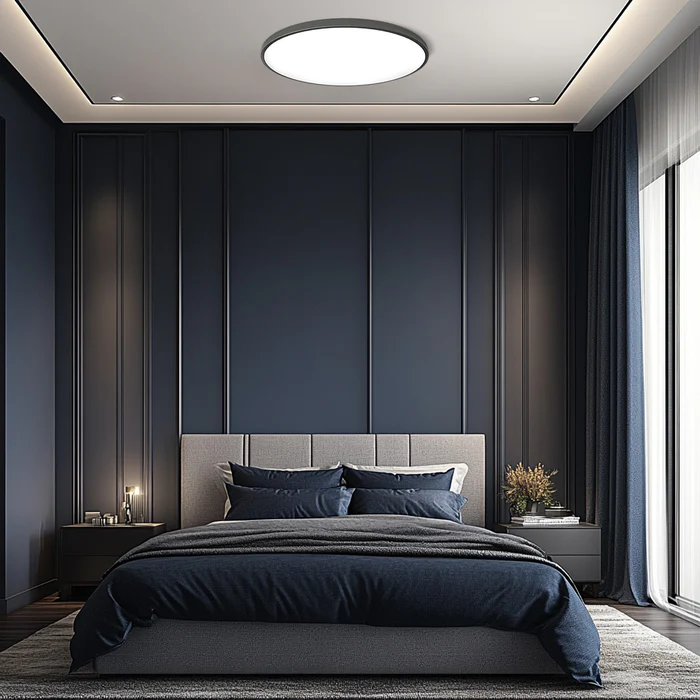 Round LED Modern Flush Fixture