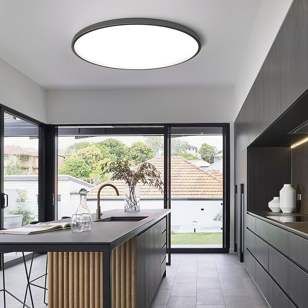 Round LED Modern Flush Fixture