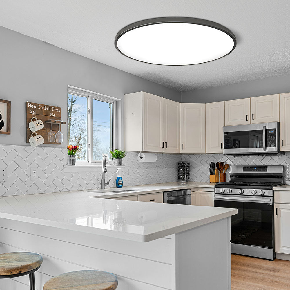 Round LED Modern Flush Fixture