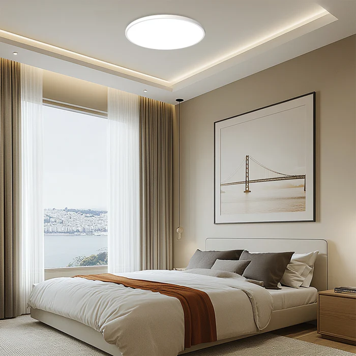 Round LED Modern Flush Fixture