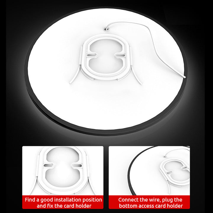 Round LED Modern Flush Fixture
