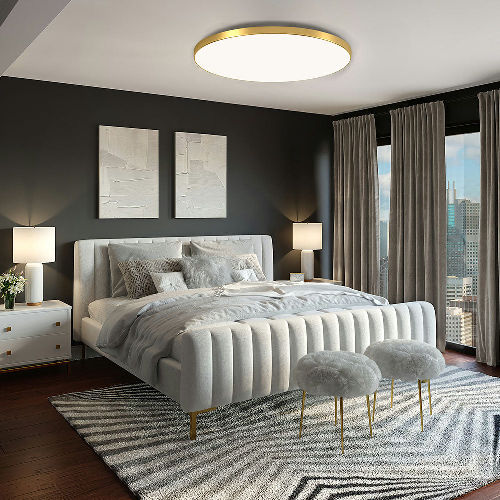Round LED Modern Flush Fixture