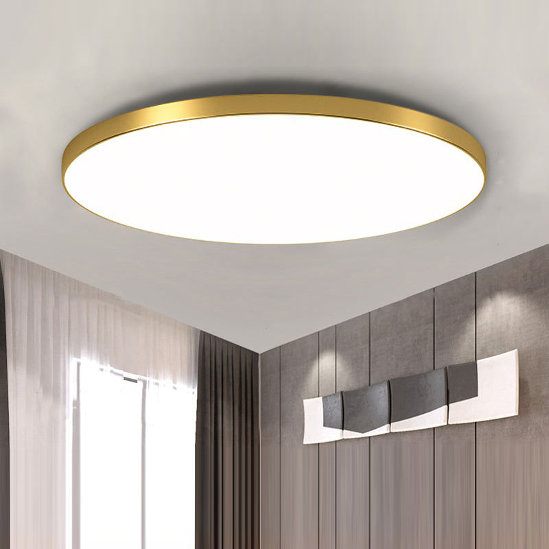 Round LED Modern Flush Fixture