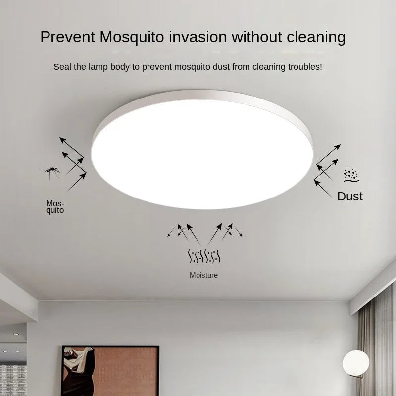 Round LED Modern Flush Fixture