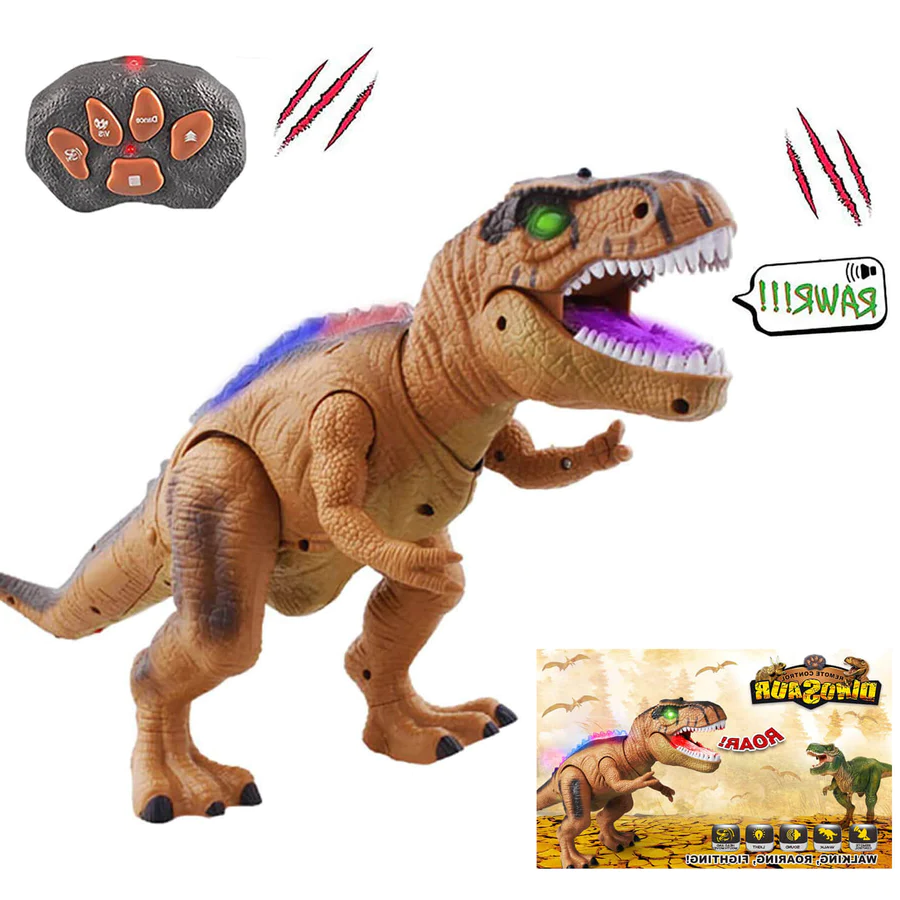 Royaleva Remote Control T-Rex Dinosaur with LED Light