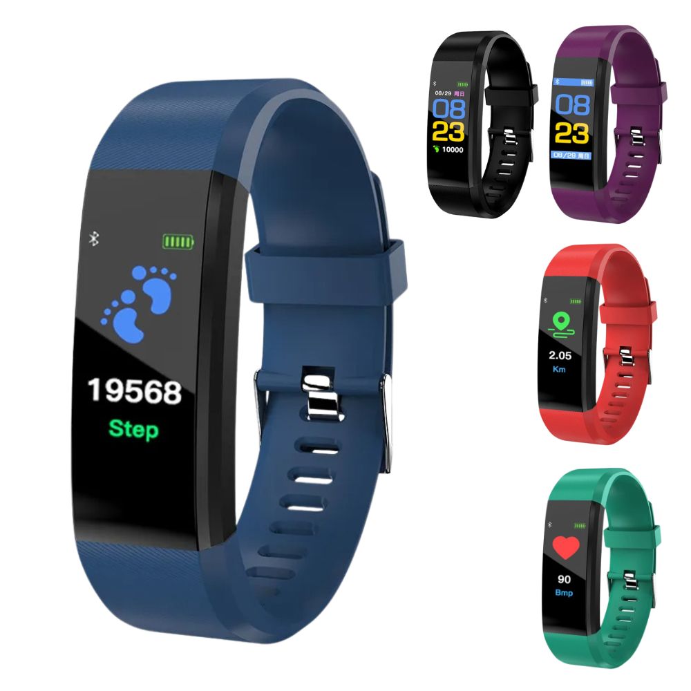 Senior Smartwatch with Health Monitor and Pedometer