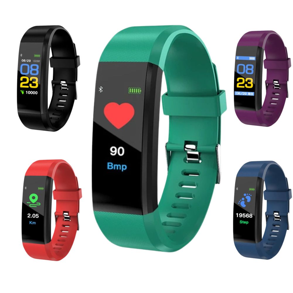 Senior Smartwatch with Health Monitor and Pedometer