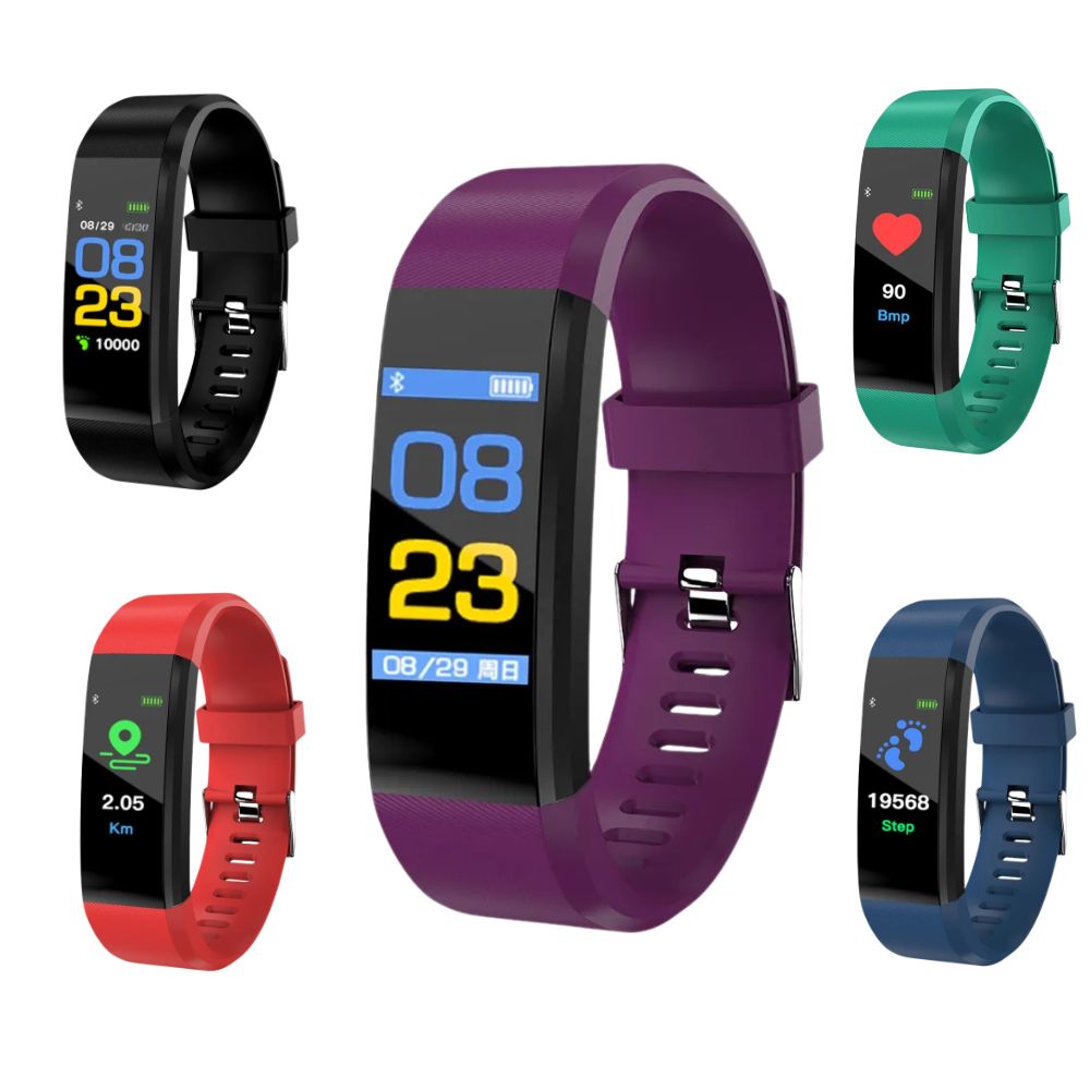 Senior Smartwatch with Health Monitor and Pedometer