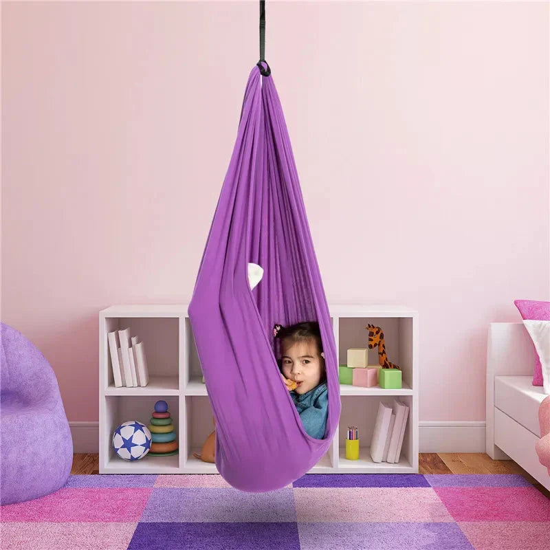 Sensory Therapy Swing for Kids – Soothing Indoor Hammock for Focus and Relaxation