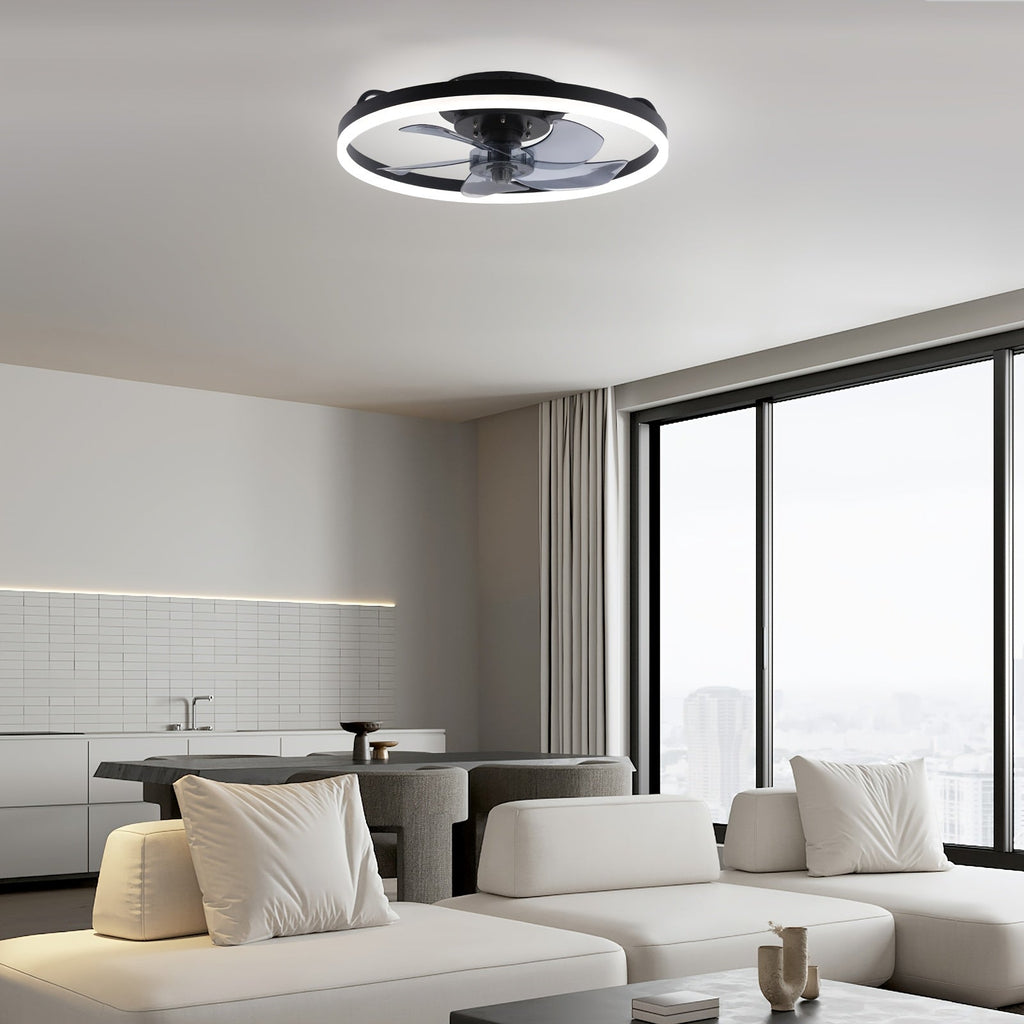 50cm Ceiling Fan with LED Ring Light