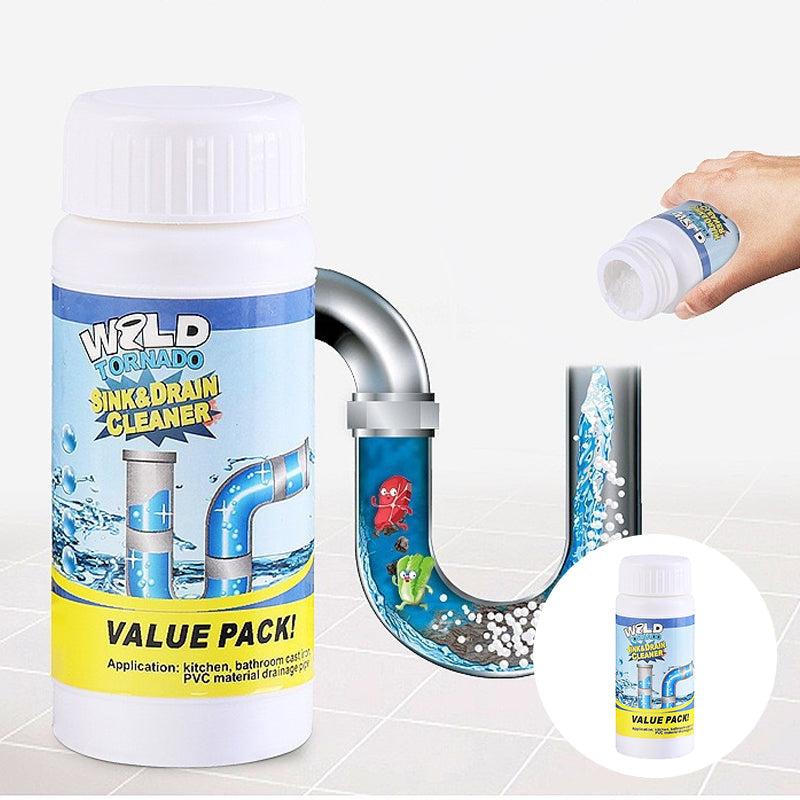 Fast Acting Pipe & Drain Unclogger