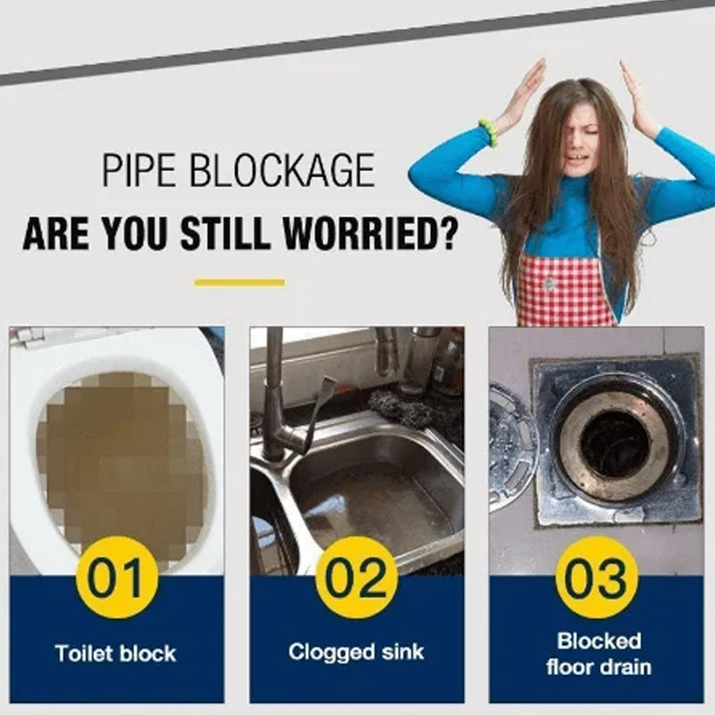 Fast Acting Pipe & Drain Unclogger