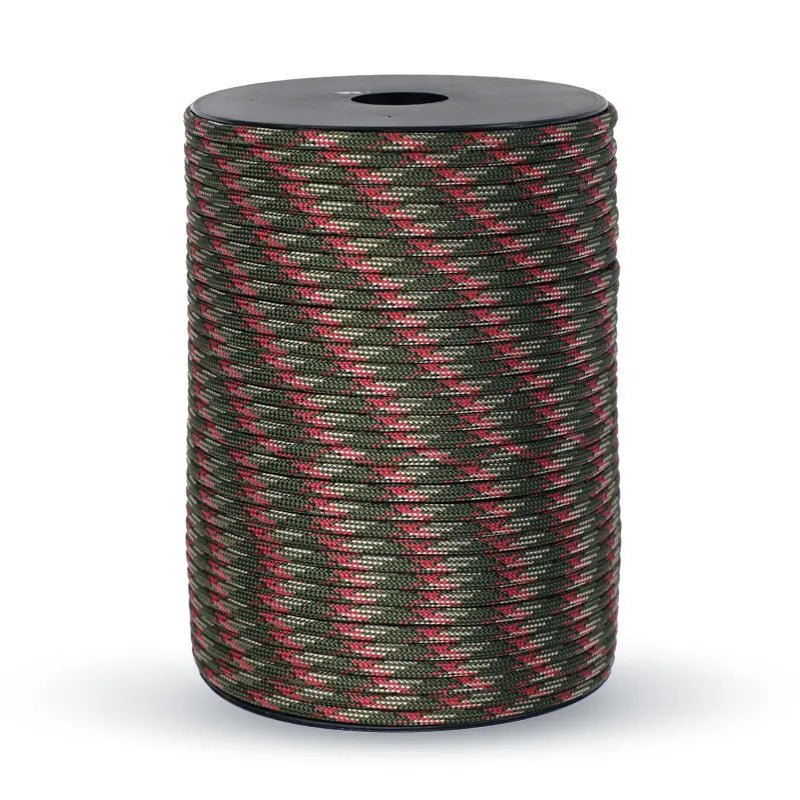 550 Military Standard Paracord Rope: 100m 4mm Outdoor Survival Gear for Parachute, Tent, Lanyard, Belt - 9-Core Rope for Camping & Emergencies - Nyvara Shop