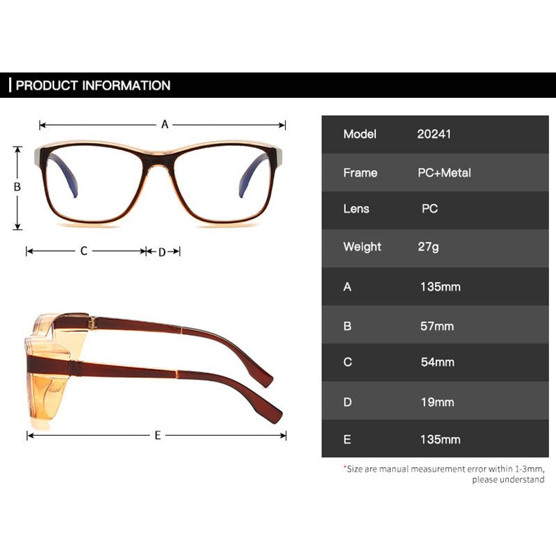 Anti-Fog Safety Glasses | Windproof, Blue Light Blocking & Anti-Pollen for Men and Women - Nyvara Shop