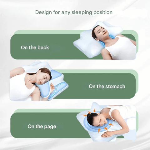 Ergonomic Neck Pillow | Memory Foam Support for Back - Nyvara Shop