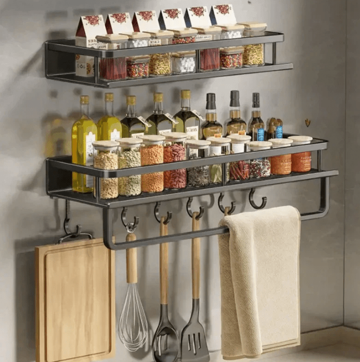 Kitchen Organizer Shelf - Wall Mount - Nyvara Shop
