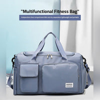 Multi-pocket travel bag, sports and gym bag with separate shoe compartment - Nyvara Shop