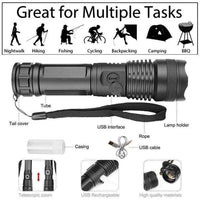 Powerful 90000 Lumens LED Flashlights – The best flashlight for any adventure - Nyvara Shop