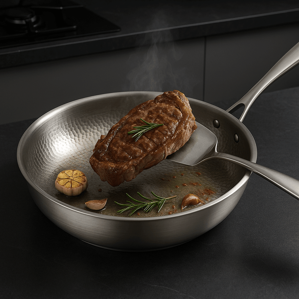 PREMIUM PAN - High quality titanium pan without coating for all cooktops - Nyvara Shop