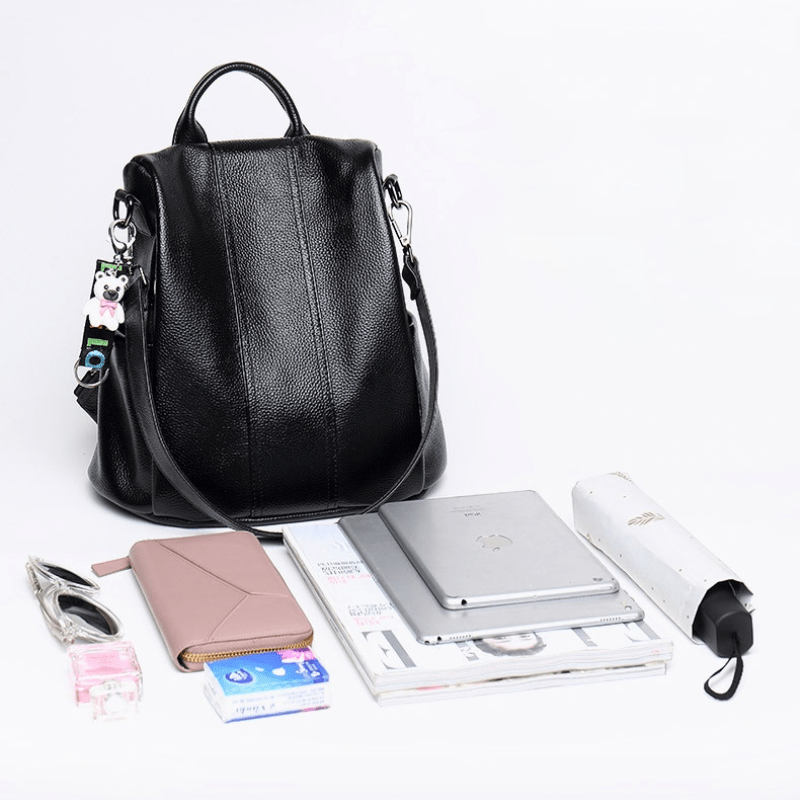 Theft-Proof Leather Backpack - Nyvara Shop