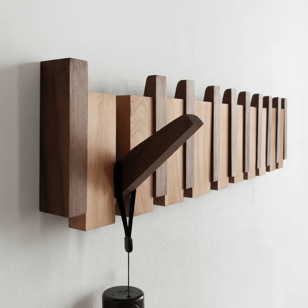 Three Coat Hanger for Hall - HarmonyHook - Nyvara Shop