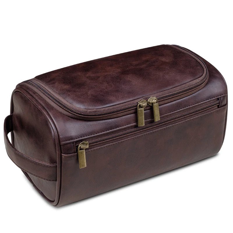 Upscale Leather Toiletry Bag for the Modern Traveler - Nyvara Shop