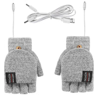USB Rechargeable Heated Wave Gloves