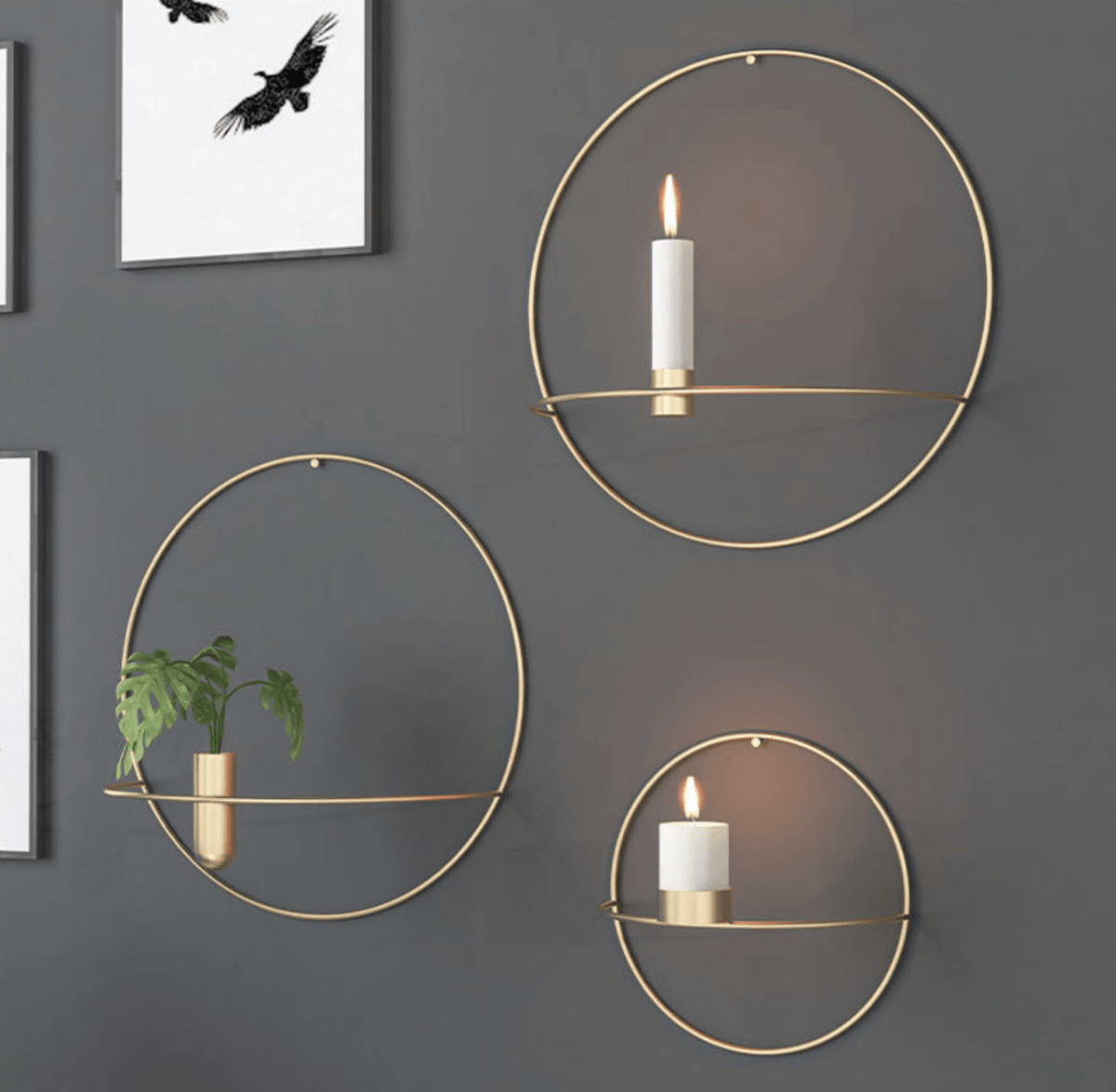 WallAura - Ryder Candle Holder and Vase Combination - Nyvara Shop