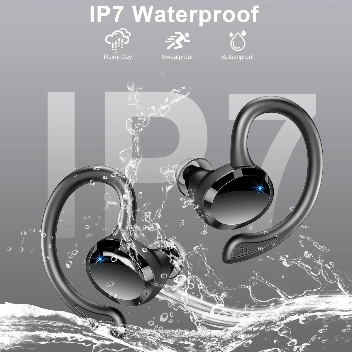 Wireless Earbuds with Long Battery Life – SecureFit – (1+1 FREE) - Nyvara Shop