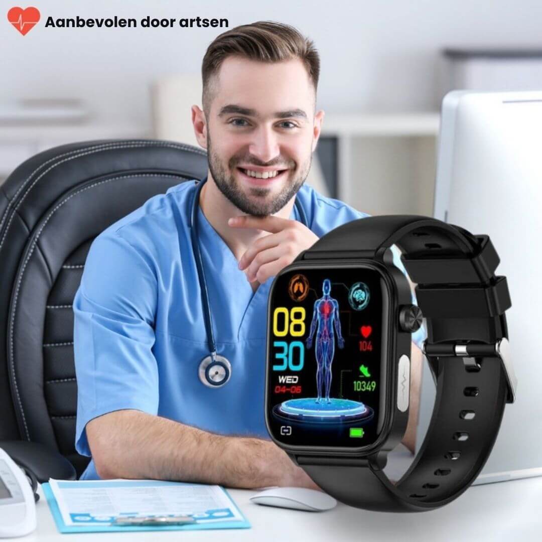 Smartwatch for Seniors with Health Monitoring and GPS