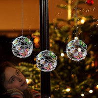 Solar Lighted Mesh Butterfly Orb