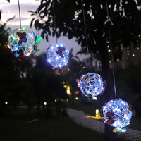 Solar Lighted Mesh Butterfly Orb
