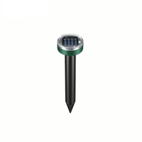 Solar-Powered Ultrasonic Pest Repeller | Repels Moles & Rodents | Waterproof, 400Hz, Garden Protection Outdoor