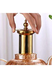 Glass teapot with infuser and lid - 1.2L capacity