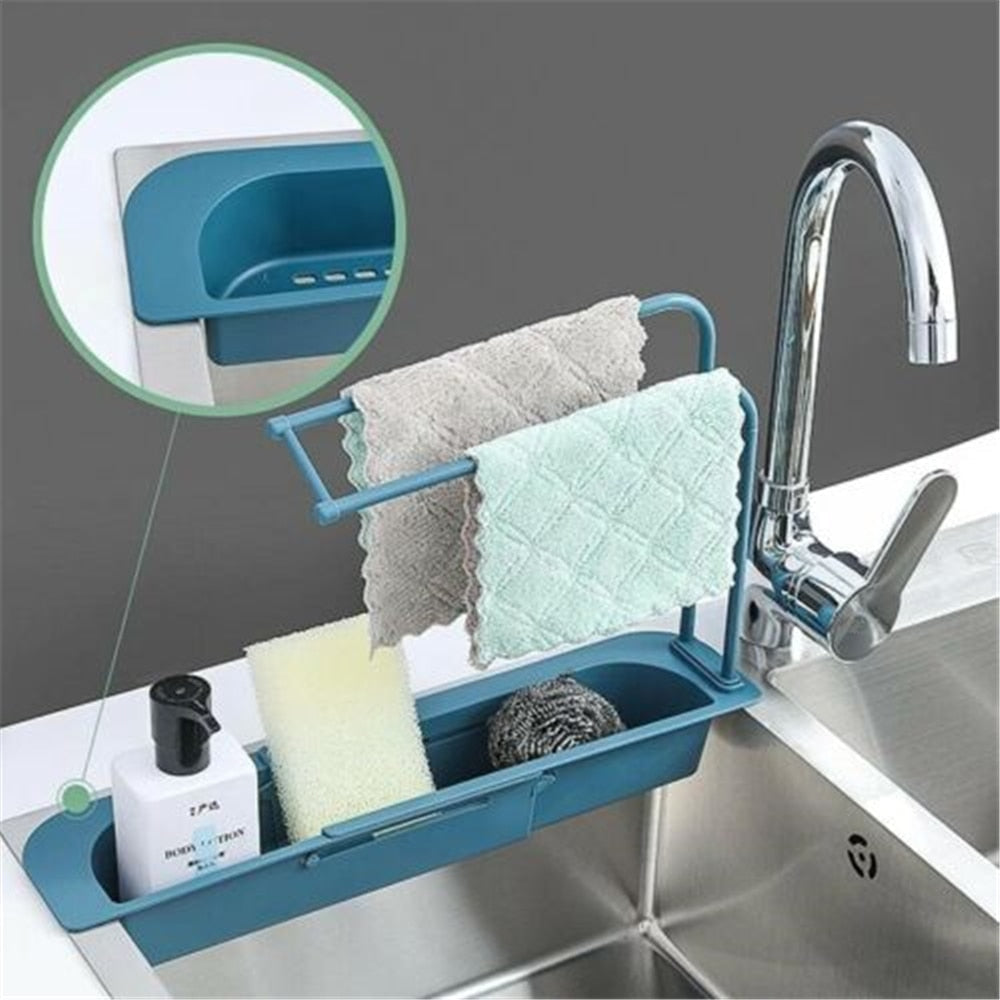 Telescopic Kitchen Draining Rack