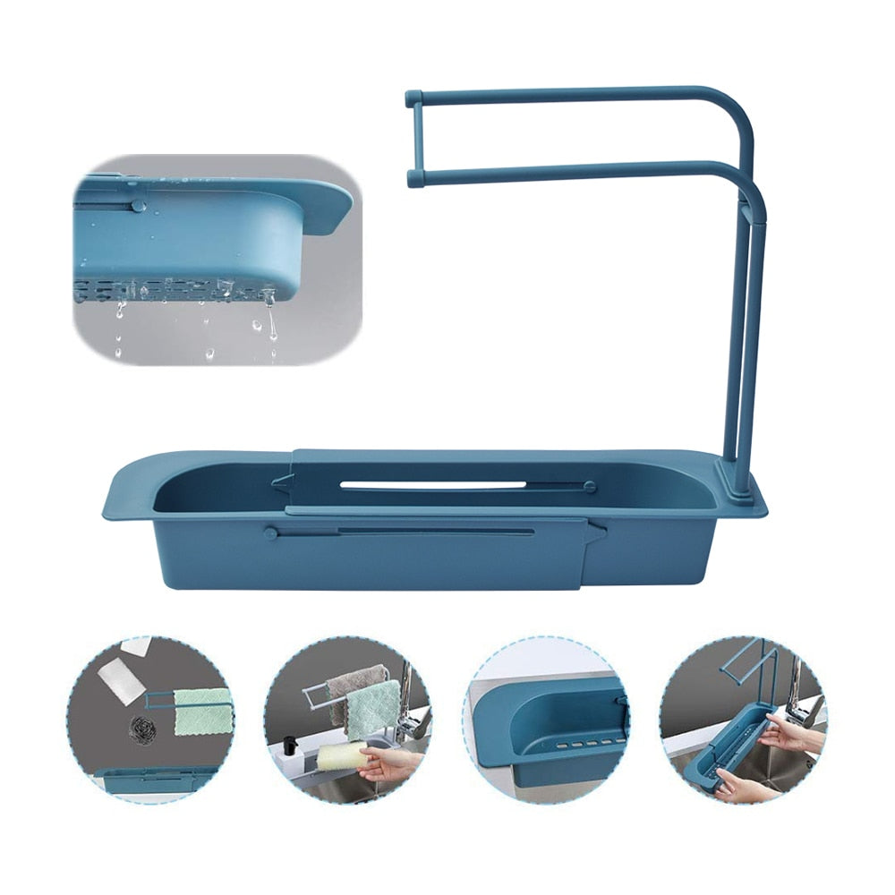 Telescopic Kitchen Draining Rack
