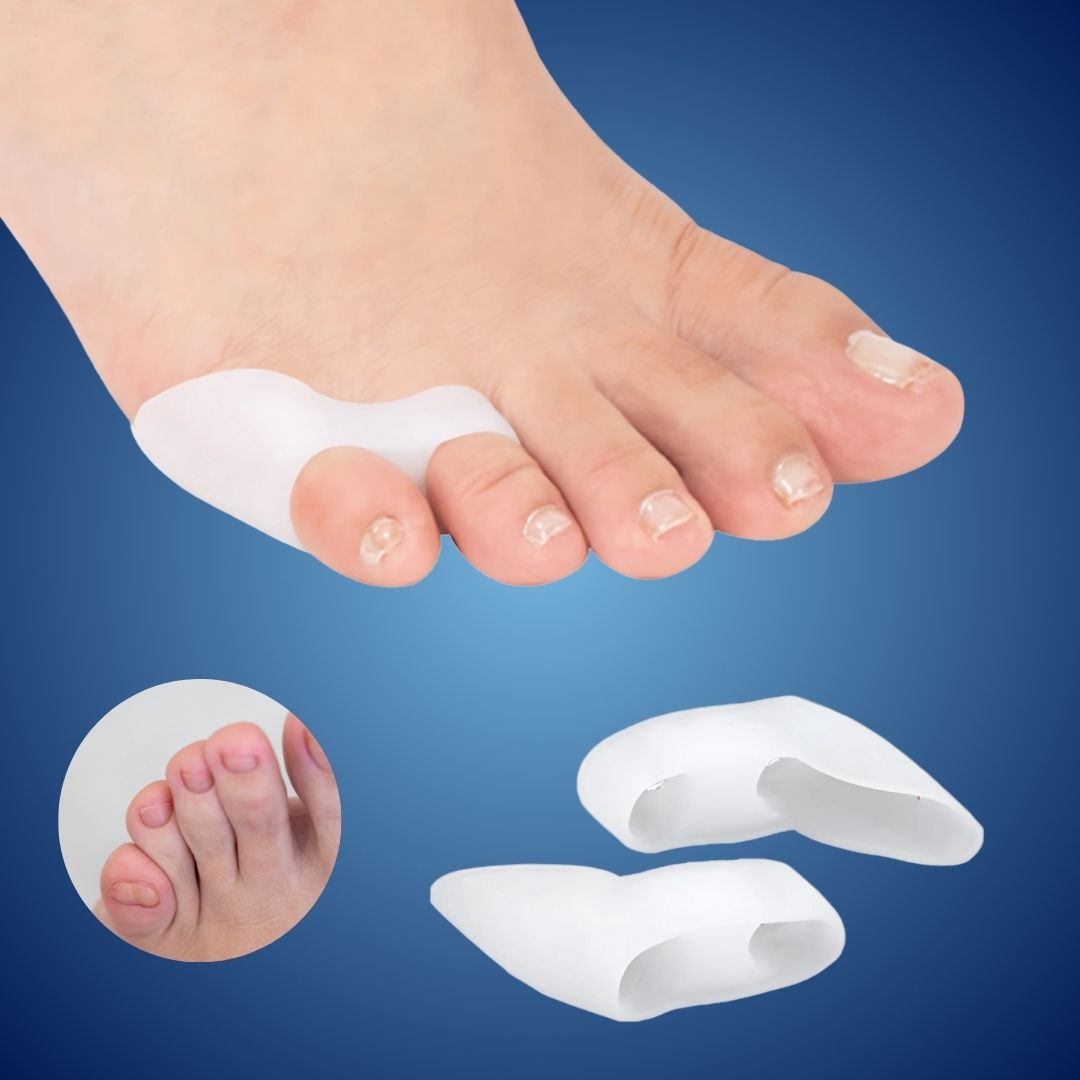 ToeGuard Orthopedic Toe Spacers | Bunionette Corrector - Little Toe Straightener - for Bunions - Hammertoe and Toe Alignment Sisica