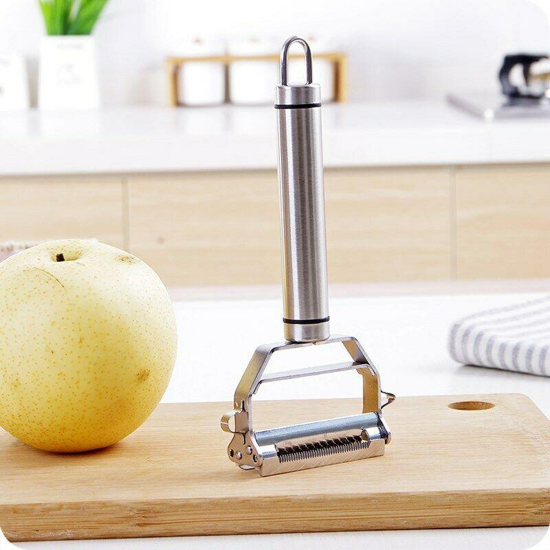 Ultra-Sharp Stainless Steel Multi-Function Vegetable Peeler & Julienne Cutter