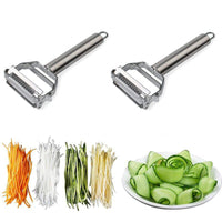 Ultra-Sharp Stainless Steel Multi-Function Vegetable Peeler & Julienne Cutter
