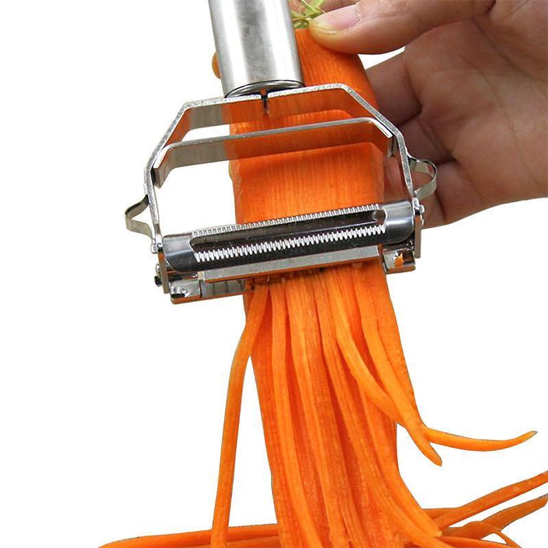 Ultra-Sharp Stainless Steel Multi-Function Vegetable Peeler & Julienne Cutter